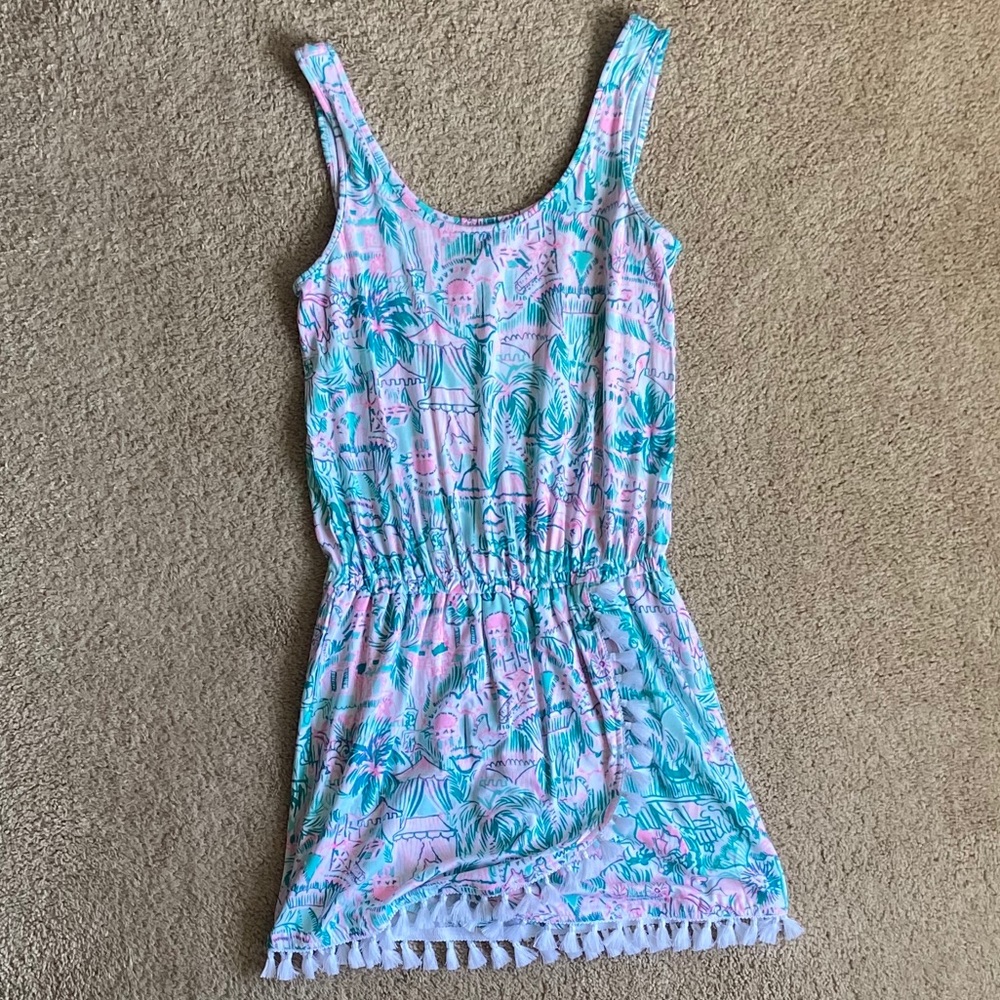 Lilly Pulitzer Small Colorful Camelflage Jarrett Romper